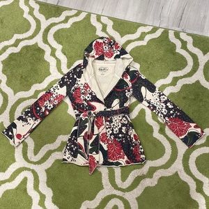 Lucky Brand Cardigan/ Jacket Navy, Red, Green, Ivory size Large